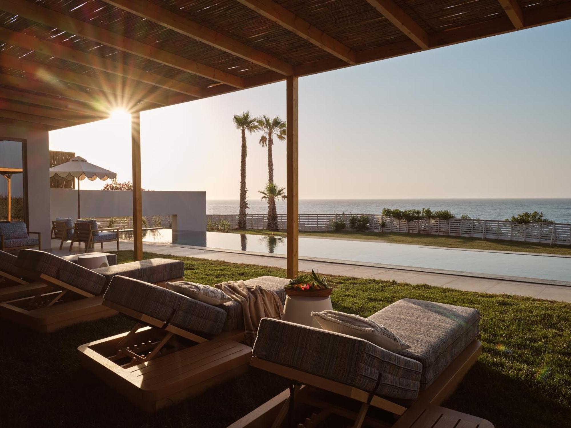 The Royal Blue A Luxury Beach Resort (Adults Only) Pánormos Exteriör bild