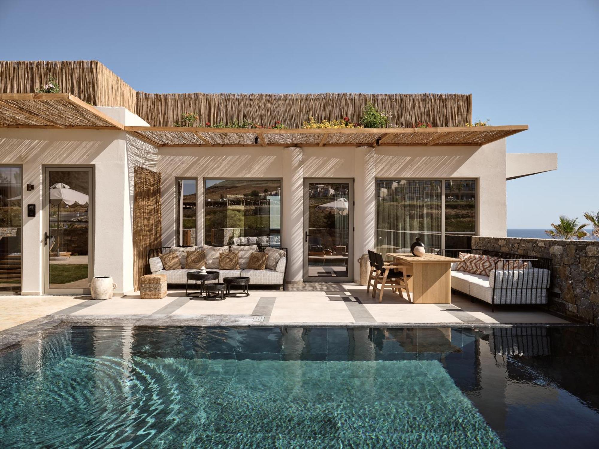 The Royal Blue A Luxury Beach Resort (Adults Only) Pánormos Exteriör bild