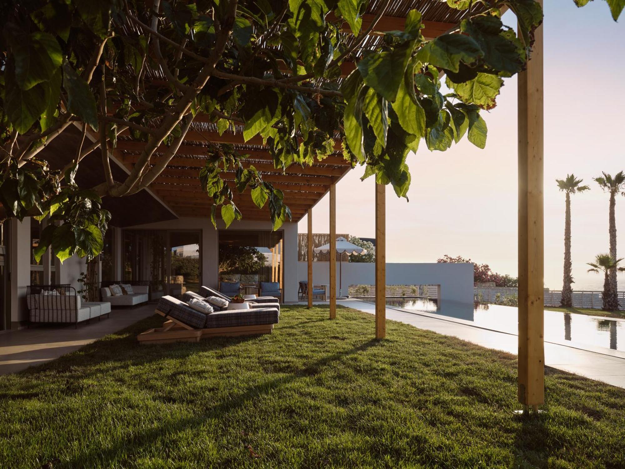 The Royal Blue A Luxury Beach Resort (Adults Only) Pánormos Exteriör bild