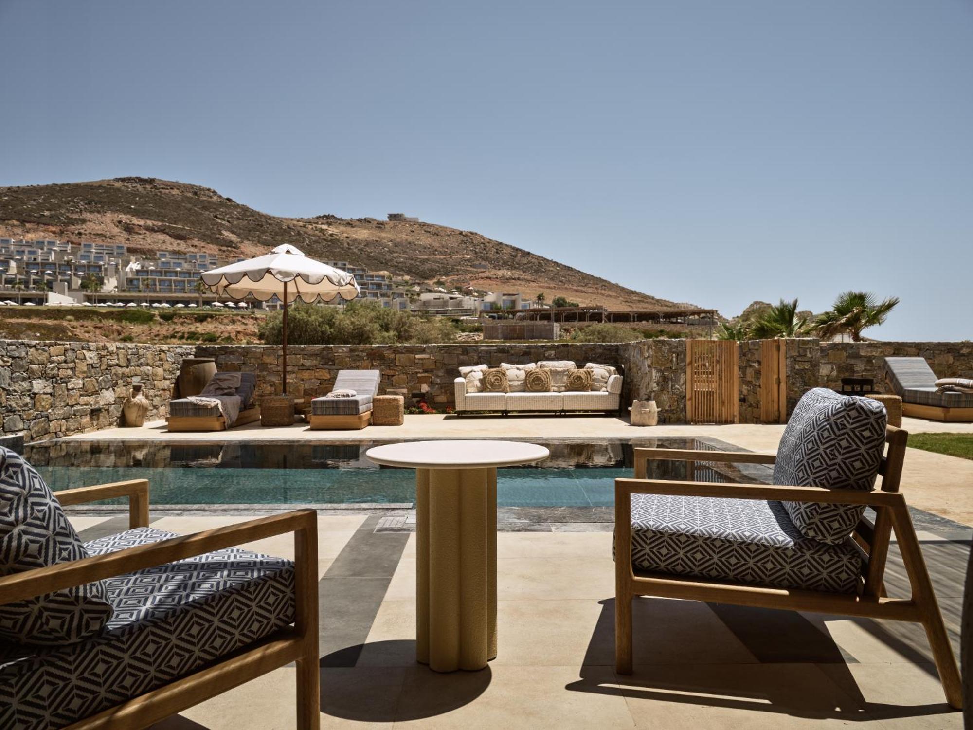 The Royal Blue A Luxury Beach Resort (Adults Only) Pánormos Exteriör bild