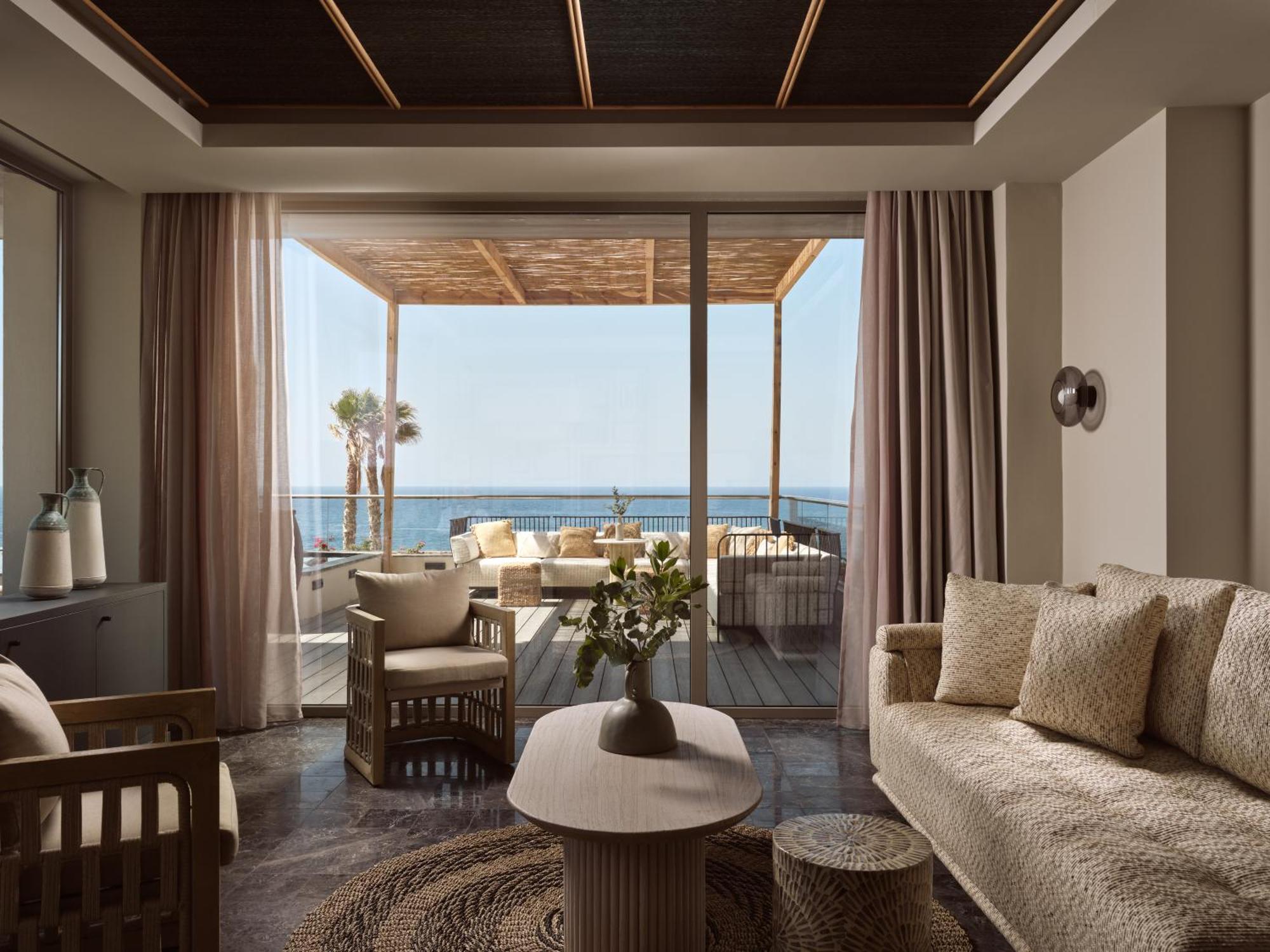 The Royal Blue A Luxury Beach Resort (Adults Only) Pánormos Exteriör bild