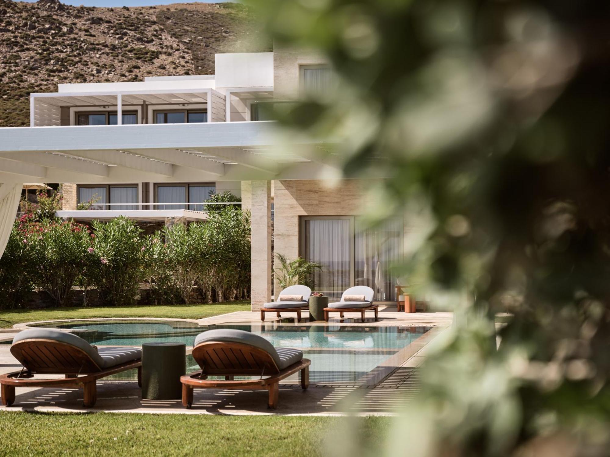 The Royal Blue A Luxury Beach Resort (Adults Only) Pánormos Exteriör bild